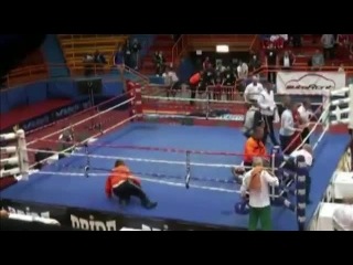 referee knocked out