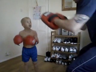 little ufc fighter :)