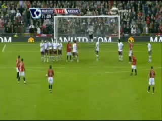 hargreaves goal against arsenal