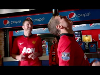 pepsi advertisement with united players